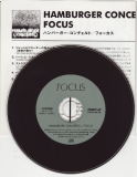 Focus - Hamburger Concerto, CD & lyric sheet